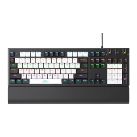 Клавіатура та миша XO KB-06 mixed color luminous mechanical Білий мікс