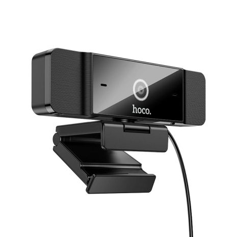 Веб-камера Hoco D100, 2MP, 1080P, USB, 1.5m, black
