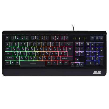 Дротова ігрова клавіатура 2E KG320, LED, USB, 1.8m, Gaming black UA UCRF