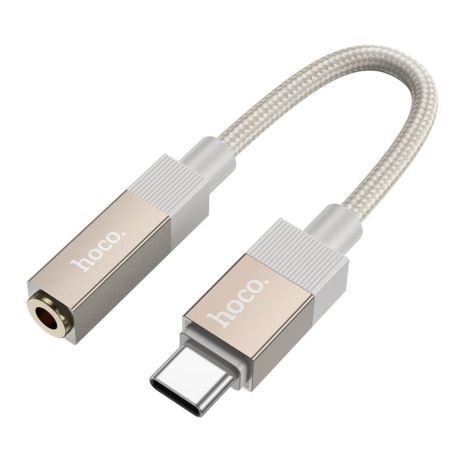Адаптер перехідник Hoco UPA32C Type-C to Jack 3.5, 15cm, gold