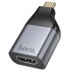 Металлический адаптер Hoco UA33 Type-C в HDTV серый