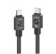 Usams US-SJ684 кабель Type-C to Type-C, 100W, 1.2m, чорний