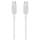 Usams US-SJ696 кабель, 60W, Striped Data Type-C To Type-C, KY Series, 2M, білий