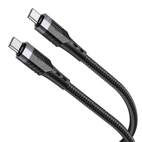 Borofone BU35 кабель Type-C to Type-C, PD 60W, 1.2m, чорний