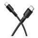 USB кабель Borofone BX116 Type-C to Type-C 60W черный USB кабель Borofone BX116 Type-C to Type-C 60W черный