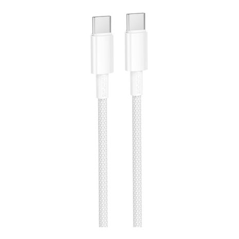 Кабель USB Borofone BX113 Silicone, Type-C to Type-C, 60W, 1m, Чорний