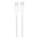 Кабель USB Borofone BX113 Silicone, Type-C to Type-C, 60W, 1m, Чорний