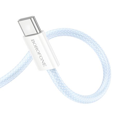 Type-C to Type-C 60W USB кабель Borofone BX103 Original голубой Type-C to Type-C 60W USB кабель Borofone BX103 Original голубой