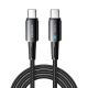 Кабель ESSAGER CG03 Type-C to Type-C 60W черный