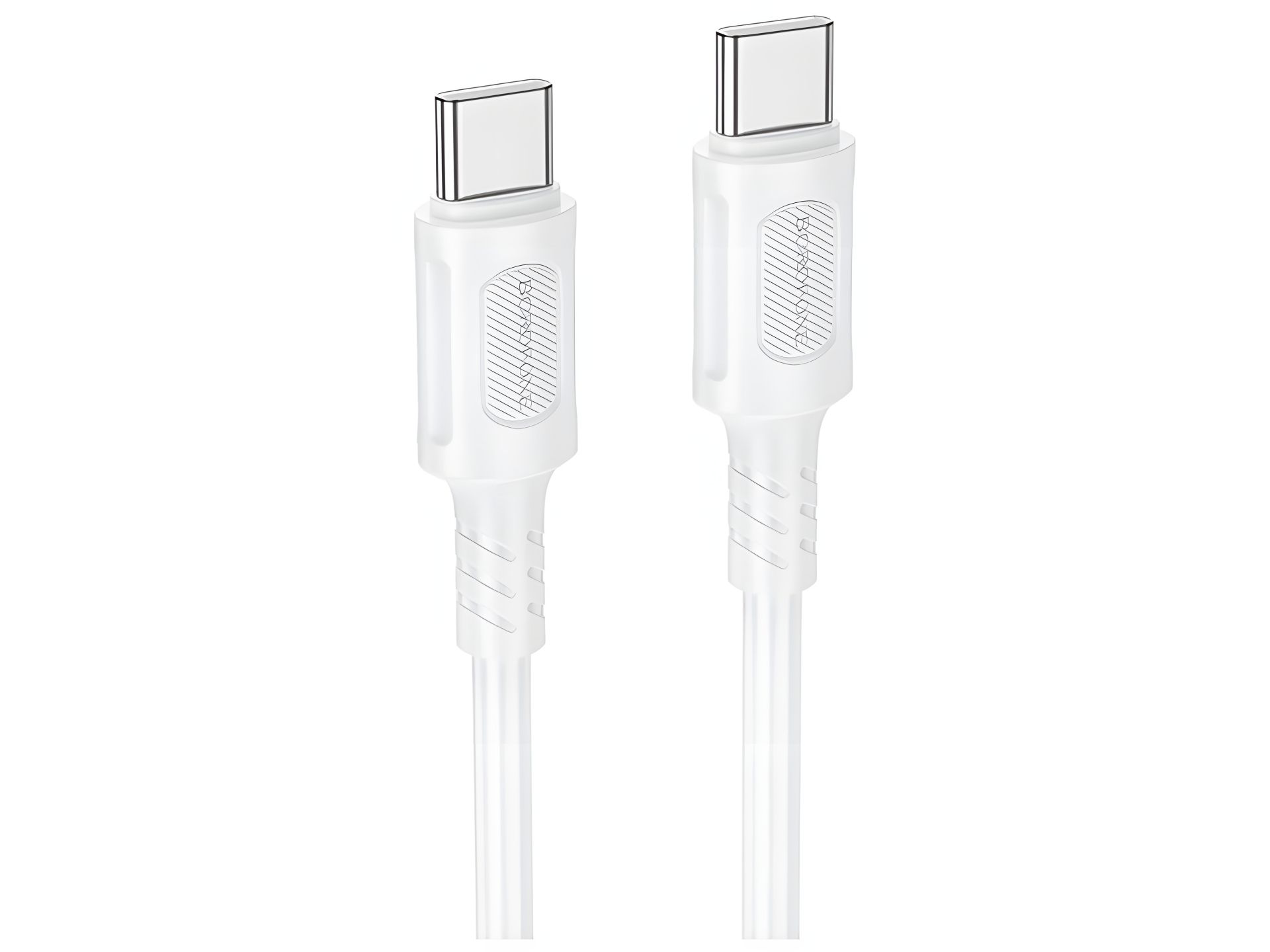USB кабель Borofone BX111 60W Type-C to Type-C белый USB кабель Borofone BX111 60W Type-C to Type-C белый