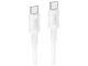 USB кабель Borofone BX111 60W Type-C to Type-C белый USB кабель Borofone BX111 60W Type-C to Type-C белый