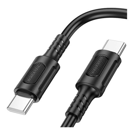 Кабель Borofone BX111 USB, 60W, Type-C to Type-C, 1m, Чорний