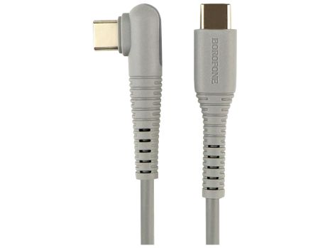 Кабель Borofone BX105 Corriente USB, 60W, Type-C to Type-C, 1А, Сірий