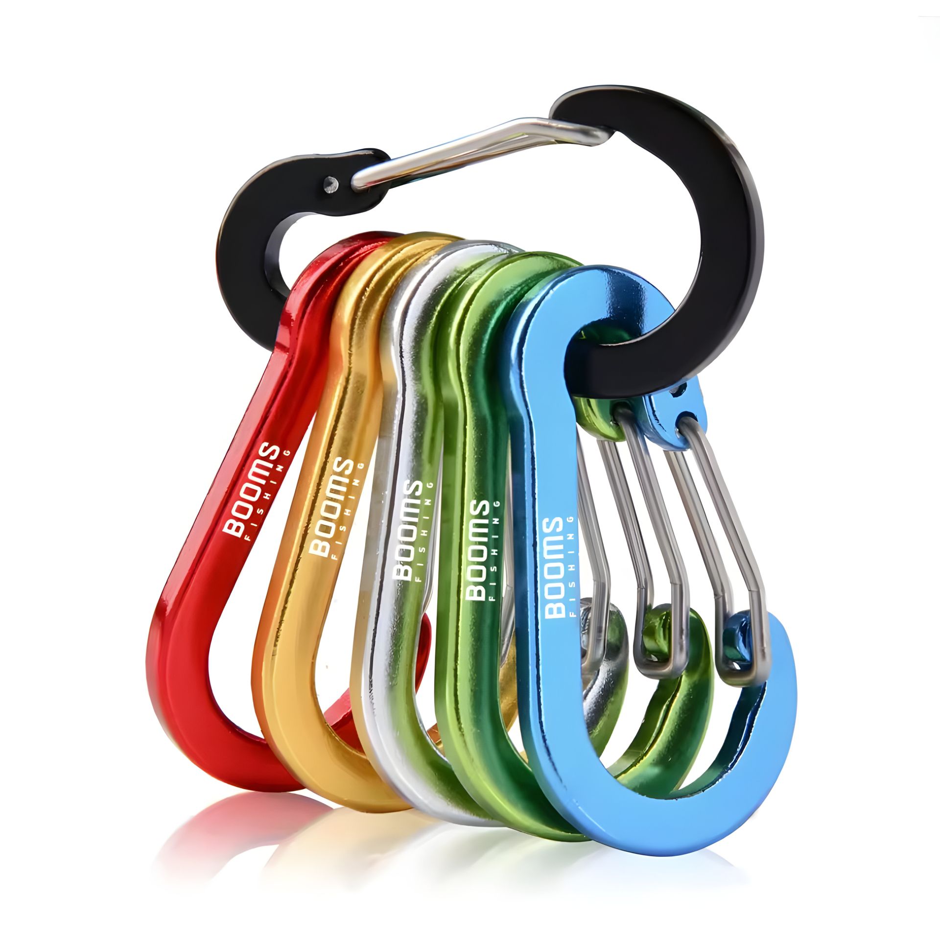 Комплект алюминиевых карабинов CA016C (6 цветов, 6шт) Комплект алюминиевых карабинов CA016C (6 цветов, 6шт)