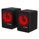 Комп'ютерні колонки Fantech GS203 Beat, USB, 3.5mm, 2x3W, 1.2m, Чорний