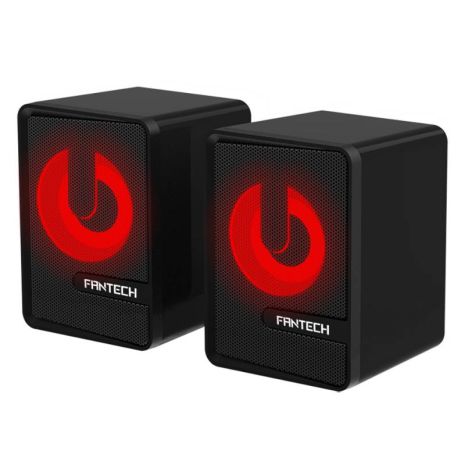 Комп'ютерні колонки Fantech GS203 Beat, USB, 3.5mm, 2x3W, 1.2m, Чорний