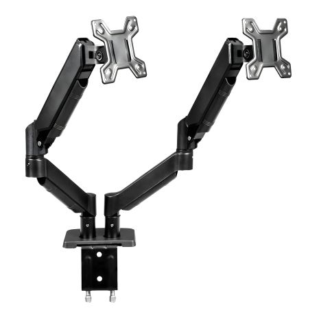 Черный Настольный M252D Крепеж-Кронштейн для Двух Мониторов