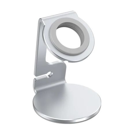 Власник столу T5 Алюміній з кільцем для Apple Watch Silver