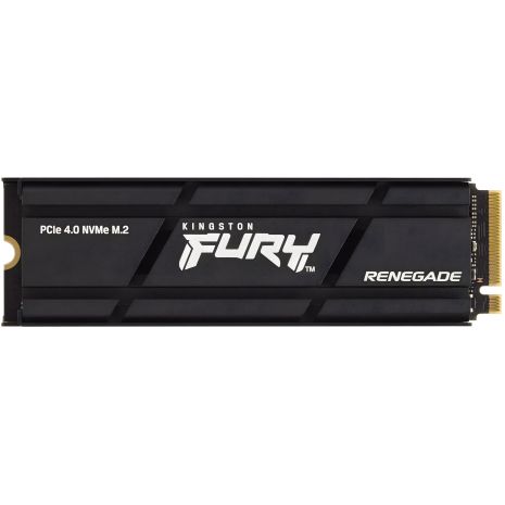Kingston M.2 FURY Renegade SSD With Heatsink 4TB 2280 NVMe PCIe Gen 4.0 x4 3D TLC NAND