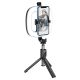 Hoco LV03 Plus штатив-трипод, чорний, 92cm, BT4.2, 4400-6500K, 1200mAh, 1-4h