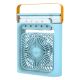 Настільний USB вентилятор FZM-04 з функцією зволоження, 600ml, Type-C, 6W, blue Настільний USB вентилятор FZM-04 з функцією зволоження, 600ml, Type-C, 6W, blue