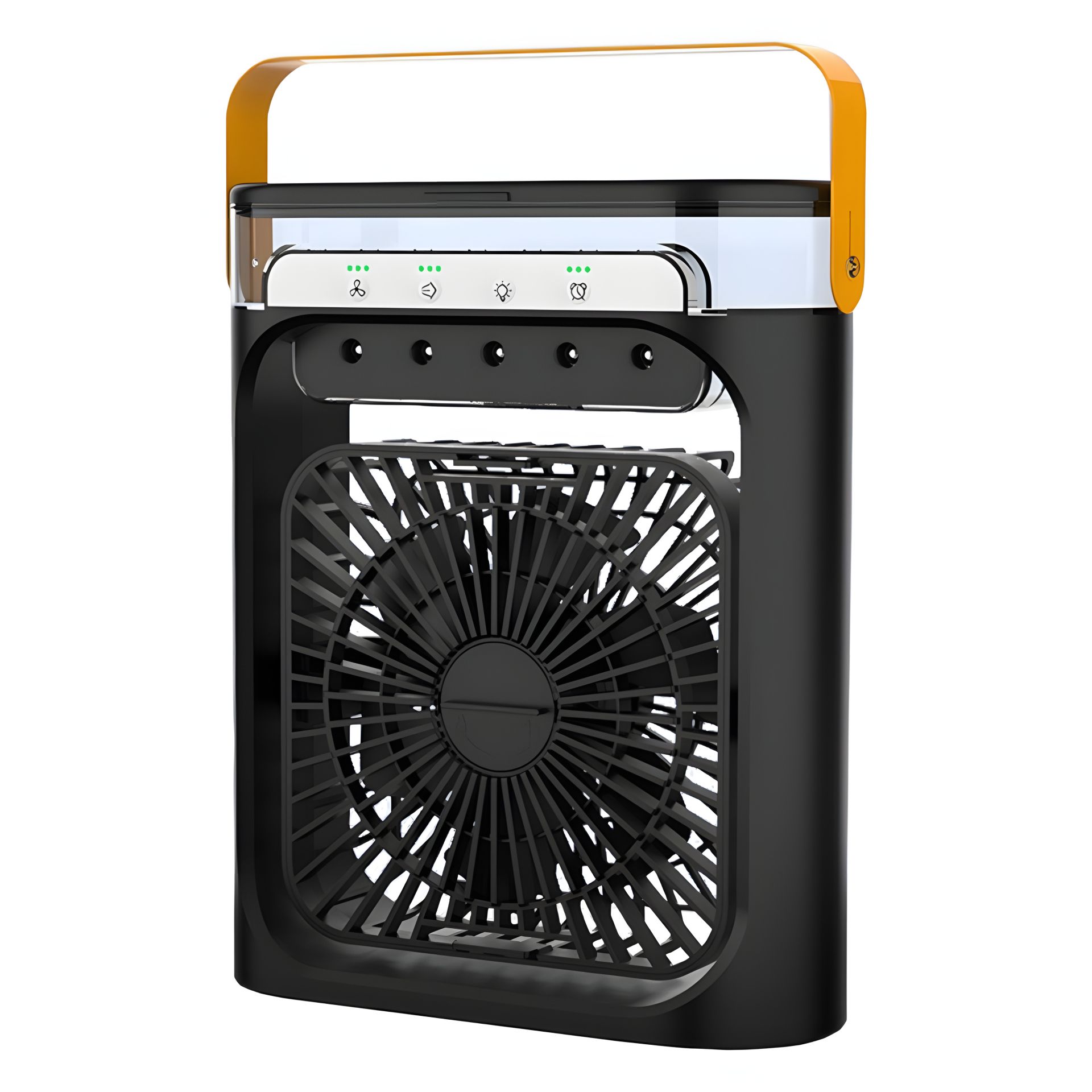 Чёрный Настольный вентилятор USB Питание FZM-04 с увлажняющей функцией Чёрный Настольный вентилятор USB Питание FZM-04 с увлажняющей функцией