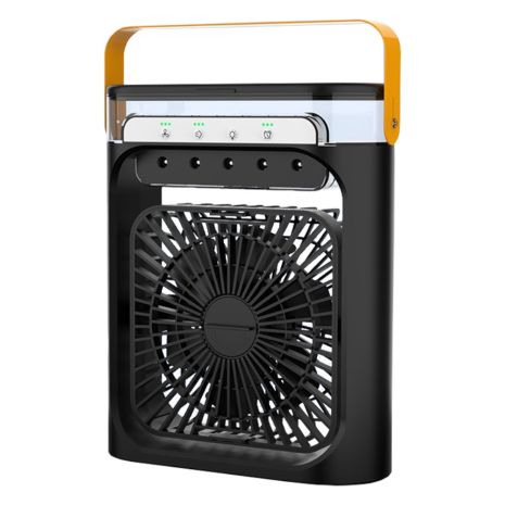 Настільний вентилятор FZM-04, USB живлення, зволоження, 600ml, Type-C, 6W, синій Настільний вентилятор FZM-04, USB живлення, зволоження, 600ml, Type-C, 6W, синій