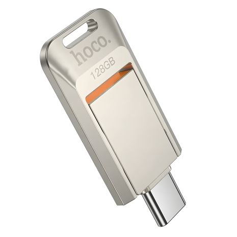Hoco UD17 128GB металлический Type-C Silver портативный накопитель