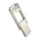 USB Флешка Hoco UD16, 128GB, USB 3.0, Металева, Срібляста