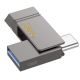 Hoco UD14 128GB металлик серый USB 3.2/Type-C металлический 2 в 1