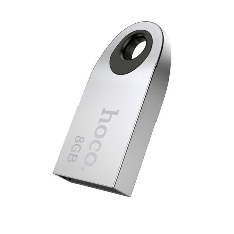 8GB Hoco UD9 сріблястий флеш накопичувач, USB2.0