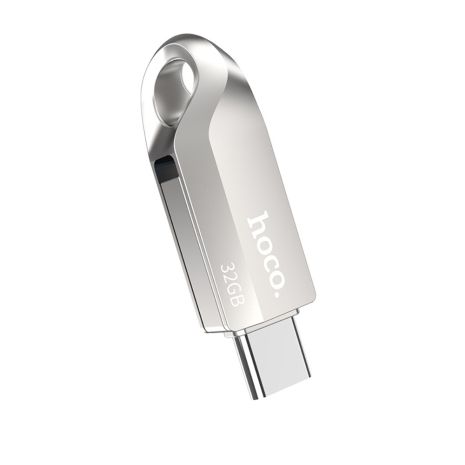 Smart Type-C 3.0 Hoco UD8 сріблястий накопичувач, 32GB