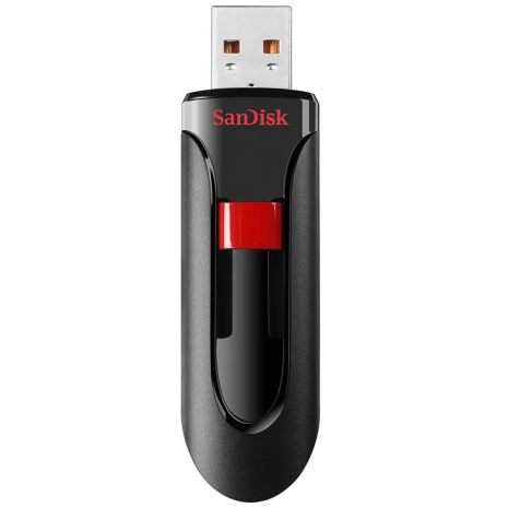 Flash SanDisk USB 2.0 Cruzer Glide 256Gb Black/Red