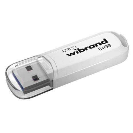 Флеш накопичувач USB Wibrand Marten, USB 3.2 Gen1, 64GB, White