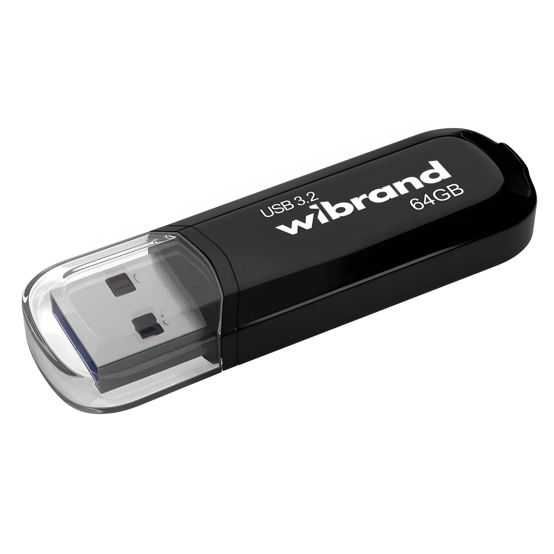 64GB USB флеш накопичувач Wibrand Marten, USB 3.2 Gen1, Black 64GB USB флеш накопичувач Wibrand Marten, USB 3.2 Gen1, Black