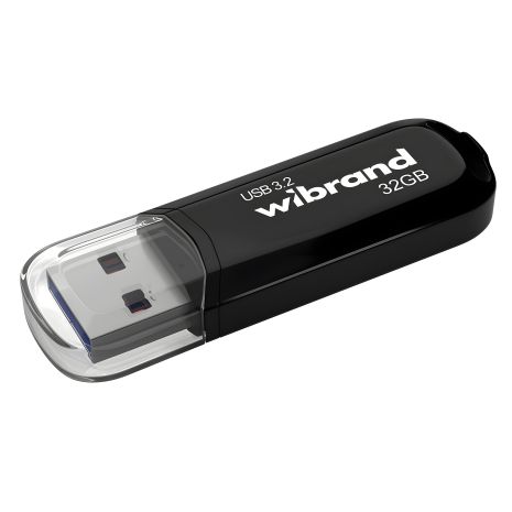 USB флеш накопичувач Wibrand Marten, 3.2 Gen1, 32GB, Чорний