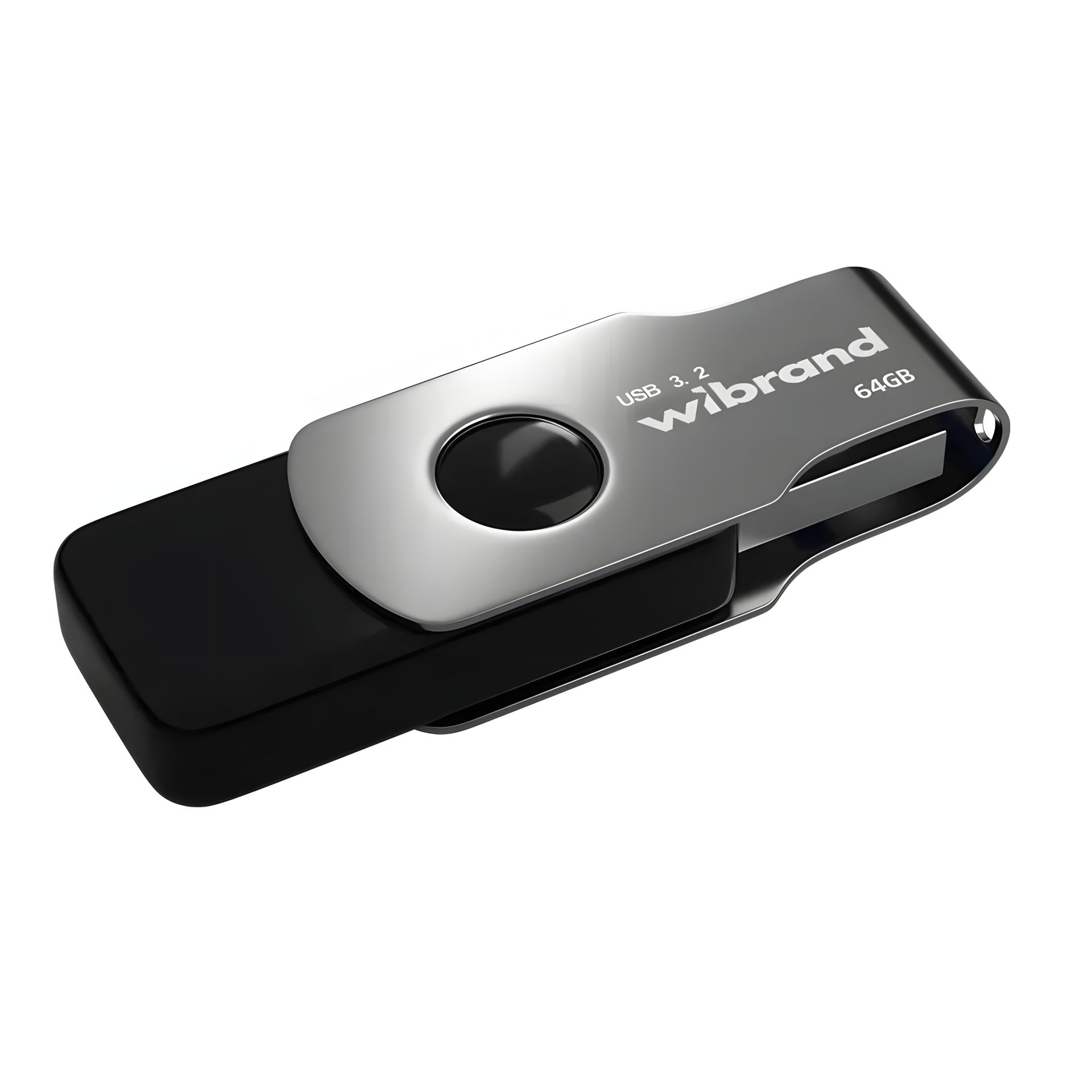 USB-флешка Wibrand Lizard, 64GB, USB 3.2 Gen1, чорна USB-флешка Wibrand Lizard, 64GB, USB 3.2 Gen1, чорна