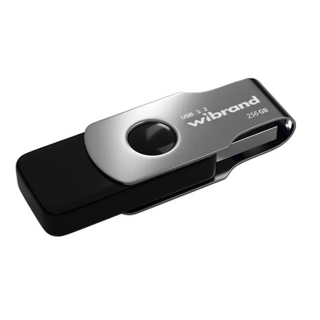 USB Флеш Wibrand Lizard, 256GB, Black, USB 3.2 Gen1