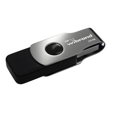 Флеш накопичувач USB Wibrand Lizard, USB 3.2 Gen1, 256GB, Black