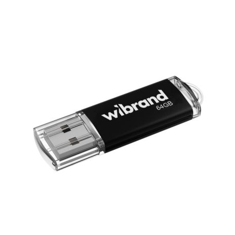 Wibrand Cougar, USB Накопичувач, 64GB, USB 2.0, Black