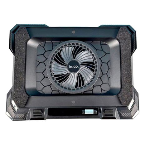 HOCO DH20 кулер для ноутбука, Monnlight RGB, 10RGB Mode, 7 рівнів, 2USB, чорний