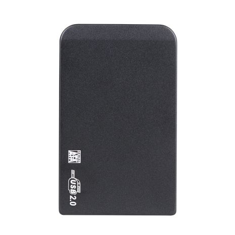 S10 зовнішня кишеня 2,5" USB2.0, алюмінієвий корпус, чорна