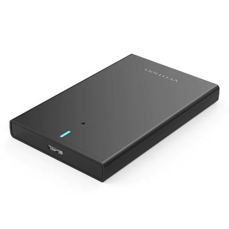 Кишеня зовнішня Vention 2.5", Enclosure SATA Hard Drive, USB 3.0 Micro-B, Black (KPAB0) Кишеня зовнішня Vention 2.5", Enclosure SATA Hard Drive, USB 3.0 Micro-B, Black (KPAB0)