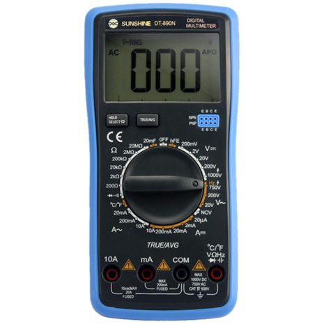 Sunshine DT-890N цифровой мультиметр / автоотключение / True RMS