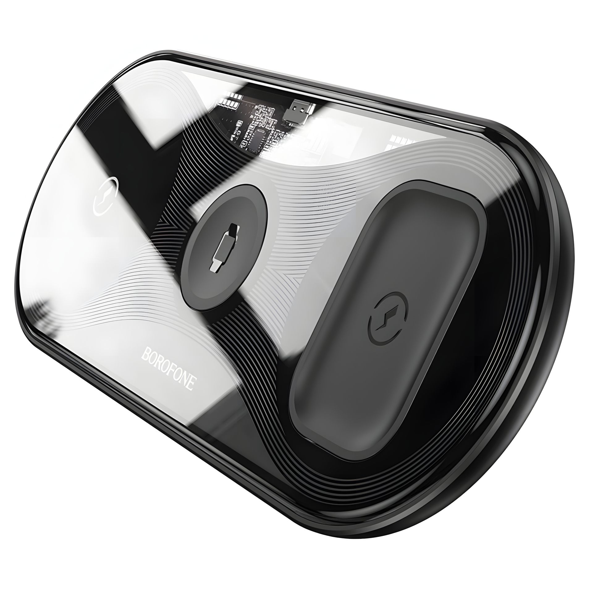 Зарядное устройство Borofone BQ19 3в1 W15 беспроводное черное Зарядное устройство Borofone BQ19 3в1 W15 беспроводное черное