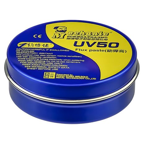 Флюс-паста Mechanic UV50 40 гр (без галогенов)
