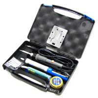 Паяльний набір в кейсі WEP 947-II: паяльник 60W, регулювання температури, жала, інструменти