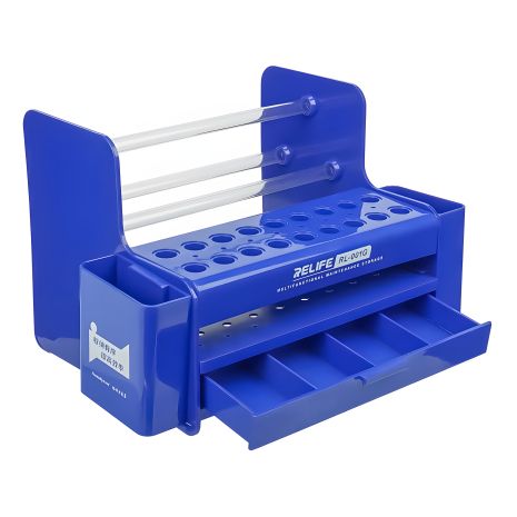Пластиковый настольный органайзер для инструментов Relife RL-001G, размер 25,5 x 17 x 16 см Пластиковый настольный органайзер для инструментов Relife RL-001G, размер 25,5 x 17 x 16 см