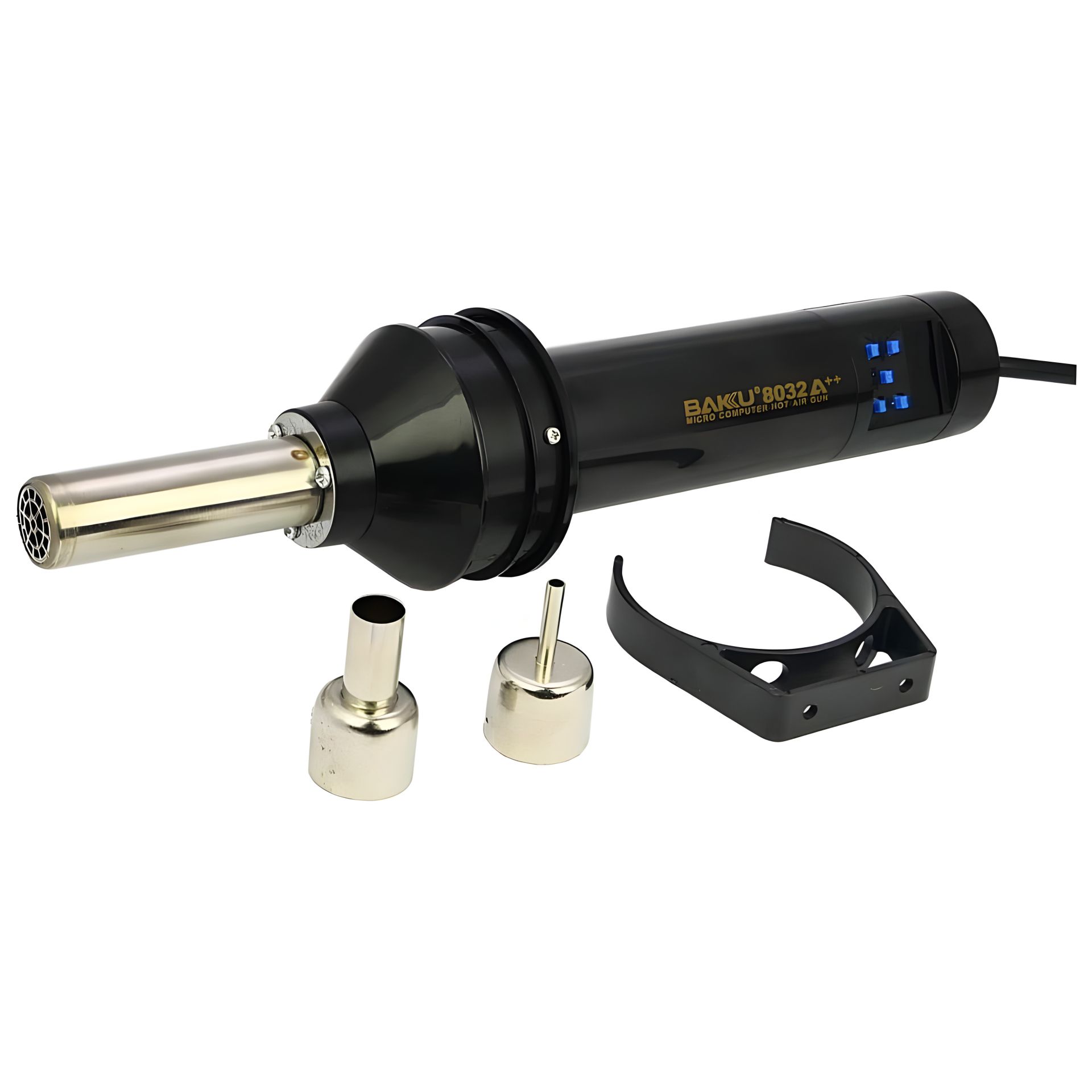 Термофен Baku BK-8032 A++ із цифровим вбудованим блоком управління (регулювання t 100-480 гр C, 450W, 220V) Термофен Baku BK-8032 A++ із цифровим вбудованим блоком управління (регулювання t 100-480 гр C, 450W, 220V)