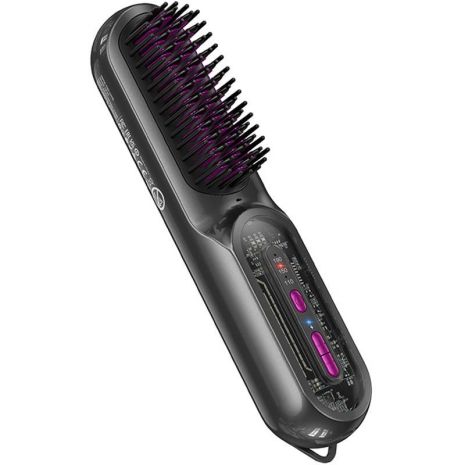 Hoco HP45 gray hair straightening electric brush